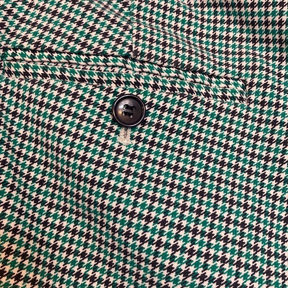 The Limited Womens Sz 6R Extra Stretch Skinny Trousers Green Purple White Check - Picture 12 of 15